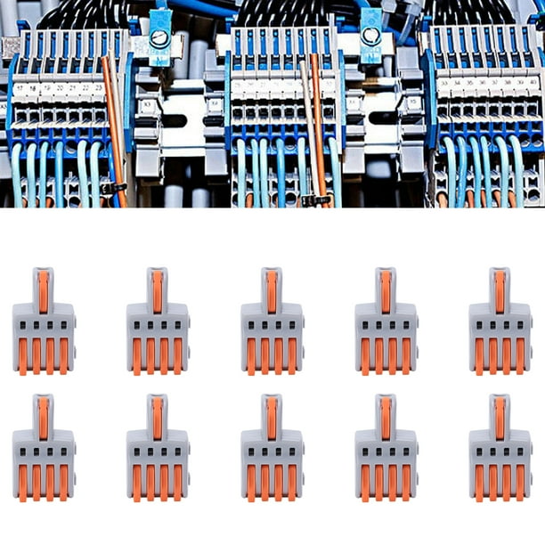 Unión de cables, 20 piezas Conector de cables 1 Conector de cables Terminales de cables Rendimiento de primera
