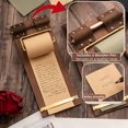 thumbnail image 5 of Vintage Wall Mounted Clipboard with Paper Roll, Refillable Kraft Paper Memo Board with Cutter, Rustic Wooden Note Board for Home Office Kitchen, Farmhouse Home Decor and Message Center, 5 of 9