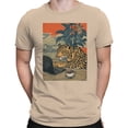 thumbnail image 2 of Smartprints Leopard Working on Laptop Men's T-Shirt Natural, Cotton, L, 2 of 3