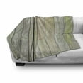thumbnail image 3 of Fence Soft Flannel Fleece Throw Blanket, Old Painted Hardwood Planks Vintage Weathered Grunge Toned Garden Background, Cozy Plush for Indoor and Outdoor Use, 60" x 80", Pale Sage Green, by Ambesonne, 3 of 6