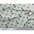 thumbnail image 2 of Soimoi polyester Crepe Fabric Curve Diamond,Leaves & Floral Artistic Decor Fabric Printed Yard 42 Inch Wide, 2 of 3