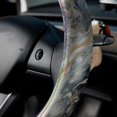 thumbnail image 5 of Marble 14.5 Inch Printing PVC Leather Steering Wheel Cover Car Wheel Covers Auto Accessories, 5 of 6