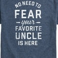 thumbnail image 3 of Instant Message - Your Favorite Uncle Is Here - Men's Short Sleeve Graphic T-Shirt, 3 of 6