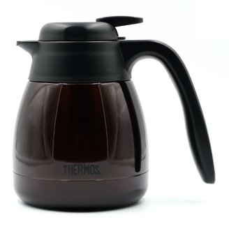 50 Oz Rattan Insulated Coffee Carafe - 20 Hour Heat Retention Thermal Coffee Pot With Push-Button