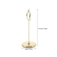 thumbnail image 2 of OUNONA Golden Metal Table Number Holder with Stable Wire Design for Home and Wedding Display, 2 of 8