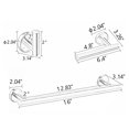 thumbnail image 3 of Accesorios de baño Baoblaze Acero inoxidable oro, 3 of 5