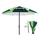thumbnail image 2 of Paraguas de pesca para exteriores, 2 capas, protección contra la lluvia, universal, plegable, protector solar, informal, color verde a juego, 2 metros, 2 of 5