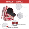 thumbnail image 4 of Boho Crossbody Bag Featuring Red Strawberry Print – Cute Kawaii Berry Pattern, Fresh and Artistic Design for Summer, 4 of 5