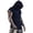 Navy, variant on IYTR Men's Shirts Sleeveless Hooded Tank Top Kangaroo Pocket Athletic Gym Workout Muscle Cut Bodybuilding Casual Solid Color Hoodie Vest (Army Green,L)