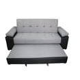 thumbnail image 2 of Sofá Cama Tu Espacio Muebles Karen Suede Gris Tacto piel, 2 of 4