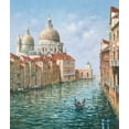 thumbnail image 2 of Alighieri, Giovanni 15x17 Gold Ornate Wood Framed with Double Matting Museum Art Print Titled - Venice VIII, 2 of 4