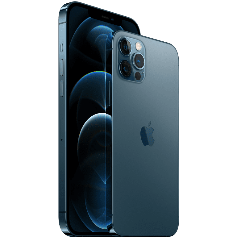Refurbished Apple iPhone 12 Pro Max 256GB Fully Unlocked Phone Pacific Blue  Grade B (NO FACE ID)