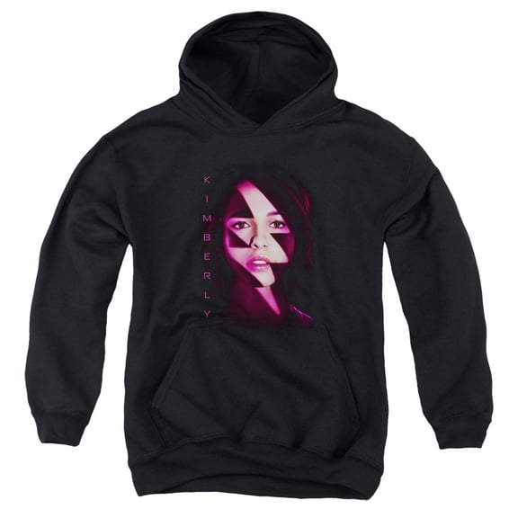 Power Rangers Kimberly Bolt Youth Pullover Hoodie Sweatshirt Black