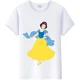 thumbnail image 3 of Camisetas informales de algodón con dibujos animados de Disney para niñas, princesas y sirenas, de Mickey Mouse, para niños, ropa de moda para niños de Disneyland, camisetas para bebés, 3 of 5