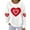 #191 White, variant on Felirenzacia Plus Size Women’s Valentine Hoodie Love Heart Print Long Sleeve Casual Comfy Pullover Top Romantic Holiday Outfit Women’s Fashion, White,S