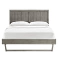 thumbnail image 6 of Modway Alana Wood Twin Platform Bed in Gray With Angular Frame, 6 of 10