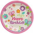 thumbnail image 2 of 40PCS Disposable Dinnerware Set Flower Bee Paper Plate Paper Cup Party Supplies, 2 of 7