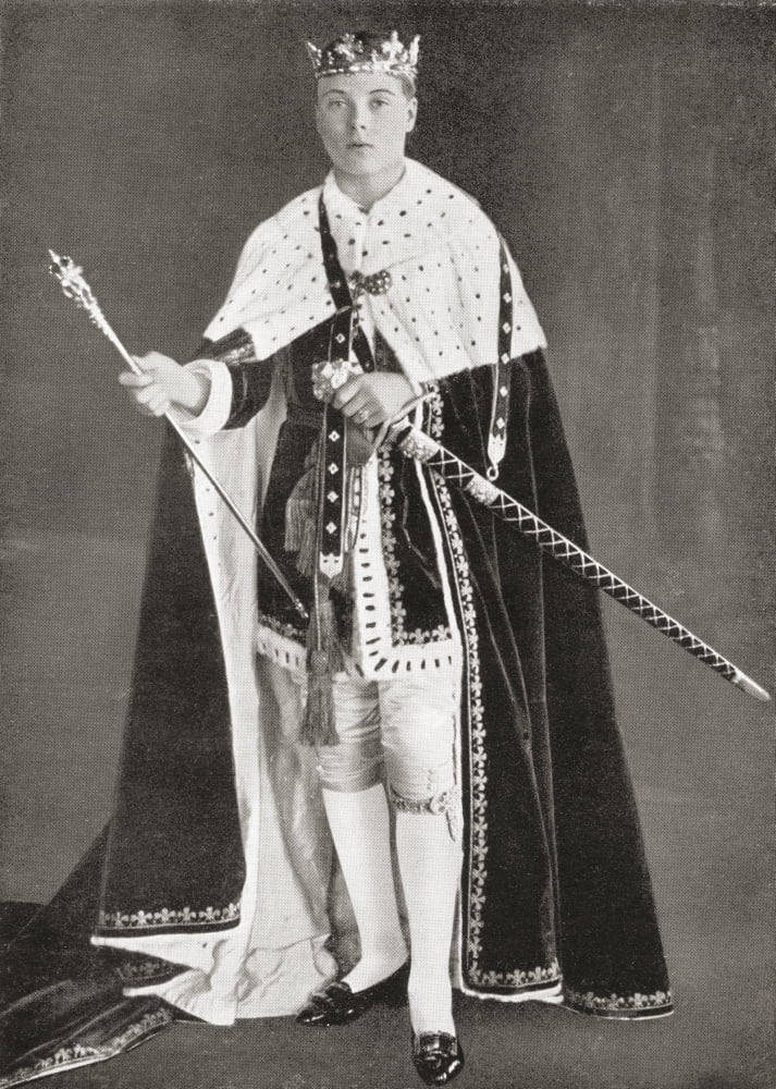 The Prince Of Wales Later King Edward Viii In His Investiture Robes In 1911 Edward Viii Edward Albert Christian George Andrew Patrick David Later The Duke Of Windsor 1894 Canvas Art - Ken Welsh Desig