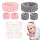 thumbnail image 1 of Toallas de muñeca para mujer para lavarse la cara, banda de toalla de microfibra para lavarse las muñecas en spa, 1 of 5