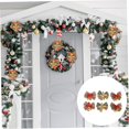 thumbnail image 2 of YQHWQ pcs bell bows Christmas tree bows mini Christmas decoration bows Christmas wreath bows Christmas bows Christmas elements bows decoration Christmas bows wreath Christmas wreath lin, 2 of 5