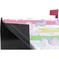 thumbnail image 3 of Coolnut Mailbox Cover Unicorns with Rainbow Waves Post Mail Box Cover Magnetic Mail Wraps Cover Standard Size 20.7" L x 18" W, 3 of 5