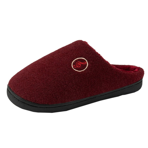 Fuzzy Slippers For Women Couples Men On Furry Flat Home Winter Round Toe Keep Warm Prints Slippers Shoes Warm Cozy Winter House Slippers Bedroom Indoor House Shoes