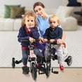 thumbnail image 6 of XJD 5 in 1 Toddler Bike for 1-4 Years Old Boy Girl Tricycles for Toddlers Kids Trikes for Balance Training Baby Bike Infant Trike, 6 of 9