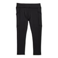 thumbnail image 2 of Athletic Works Slim Fit Mid Rise Slim-Leg Legging (Little Girls), 2 Count, 2 Pack, 2 of 3