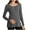 Dark Gray, variant on Maternity Shirts for Women Women's Maternity Shirts, Ribbed Long Sleeve Pregnancy Sweaters Crew Neck Slit Side Knit Pregnant Tunic Tee Top (Khaki,S)