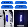 thumbnail image 4 of shiyou-4PCS Car Door Open Warning Reflective Stickers, Night Visibility, Universal Auto Safety Prompt Decals Mark Tape, Car Accessories, Anti-Collision Protective Strip for Truck, SUV, Van (Blue), 4 of 4