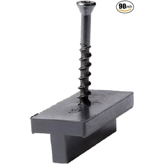 NewTechWood PCHFS50 50-Square Feet Composite Decking Hidden Fastener, Black