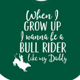 thumbnail image 4 of Inktastic Bull Rider Like Daddy Childs Boys Baby Bib, 4 of 4