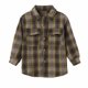 thumbnail image 1 of Abrigo De Invierno Para Niños Pequeños Niños Prendas De Abrigo Chaquetas Camisa De Franela Chaqueta A Cuadros Manga Larga Solapa Botón Abajo Camisas Abrigos Otoño Tops Amarillo Odeerbi LM103-2758, 1 of 9