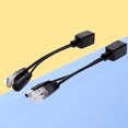 thumbnail image 3 of 2PCS/Set POE Separator Connection Full Copper Cable Adapter Wire Splitter(Black), 3 of 7