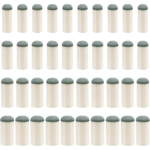 Deally 40pcs Slip On Pool Cue Tips, 4 Sizes Pool Queue Stick Tips Replacement Kit, Billiard Cue Sticks Tips Pool Cue Repair,for Pool Cues(9mm/ 10mm/ 12mm/ 13mm, Each Size 10pcs)