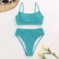 thumbnail image 4 of Womens High Waisted Swimsuits Bottom Padded Bathing Suits Bikini Sets Top Two Piece Swimwear Swim Suits Womens Two Piece Shorts Bathing Suit Women Two Piece Sunflower Junior Swimsuit Top plus Size, 4 of 6