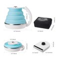 thumbnail image 2 of Ultrathin Food Grade Silicone Travel Foldable Electric Kettle Variable Temperature Control with Travel Bag, Dual Voltage & Auto Shut off & Boil Dry P, 2 of 8