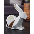 thumbnail image 5 of Rabbit Figurine Sculpture Decor Animal Statue Polyresin Home Arts Gifts 15cm, 5 of 5