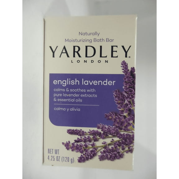 Yardley English Lavender Bath Bar, 4.25 oz-Pack of 16