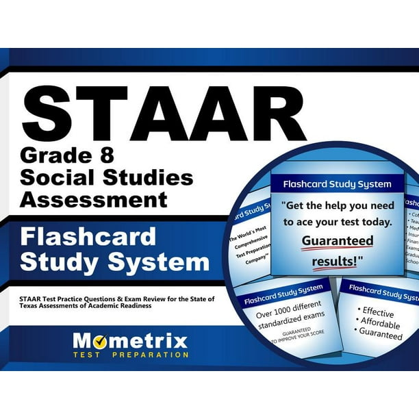 Staar Grade 8 Social Studies Assessment Flashcard Study System Staar