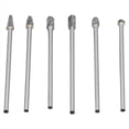 thumbnail image 2 of Juego de 6 Fresas de Carburo de Tungsteno, Kit de Perforación de Cabezal Cilíndrico, Herramientas de Pulido Rotativas Sólidas para Taladrar y Tallar Madera, 2 of 5