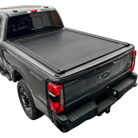Syneticusa AR Hard Aluminum Retractable Truck Bed Tonneau Cover for 2008-2025 F-250/350 6' 10" 81.8” Bed