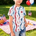 thumbnail image 5 of CCRFTGI Usa Flag Shirts for Child Boys Girls Size 7 Patriotic Casual 4th Of July American Flag Stars Striped Tshirt Red White and Blue Summer Shirts Festival T-Shirts Light Blue 5-6 Years, 5 of 6