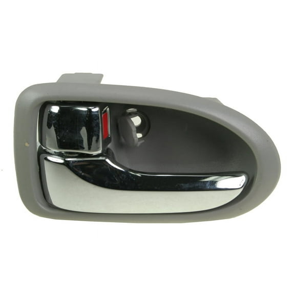 Front Chrome & Gray Interior Inside Door Handle Left Driver for 00-06 Mazda MPV DHA49485