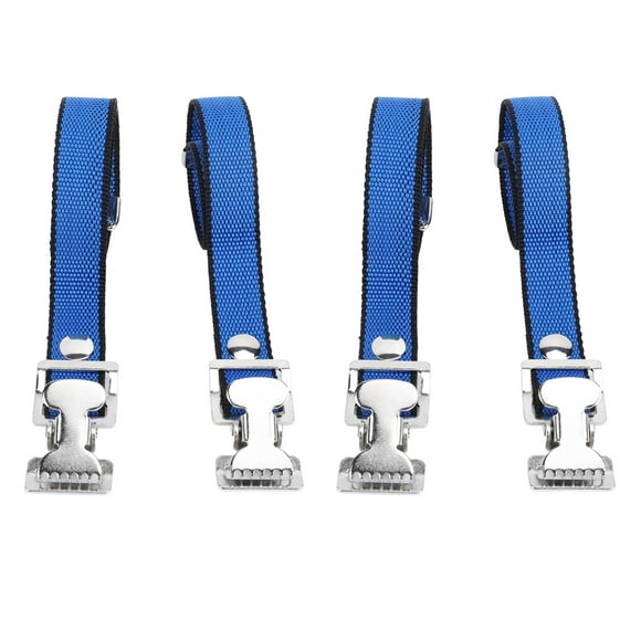 4Pcs Drywall Stilts Straps, Adjustable Drywall Foot Band Straps Kit, Nylon Aluminum Alloy Drywall Stilts Leg Band Straps Replacement, Leg Fixation Strap Kit for High Wall Painting