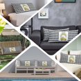 thumbnail image 6 of Yellow Lemon Throw Pillow Covers, Summer Country Truck Floral Botanical Black Plaid Soft Breathable Pillow Cases with Zipper for Sleeping, Long Body Pillowcases for Couch Bed Sofa Chair 20x54 Inches, 6 of 9