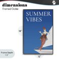 thumbnail image 4 of Stupell Industries Traditional Summer Vibes Vintage Yacht Black Framed Giclee Art, 12 x 18, by Creative Studio, 4 of 8