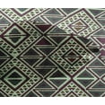 thumbnail image 4 of oneOone Viscose Chiffon Fabric Geometric Flame Stitch_Printed Fabric 1 Yard 42 Inch Wide, 4 of 4