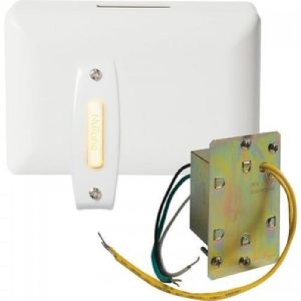 Nutone BK140LWH Door Chime Kit with Junction Box and Transformer