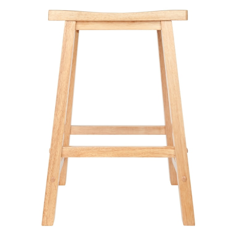 Free Shipping Winsome Wood Satori Saddle Seat Counter Stool Natural Finish Walmart